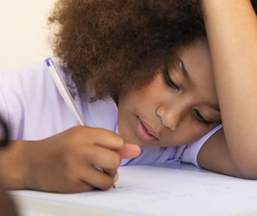 dyslexia child struggling to read